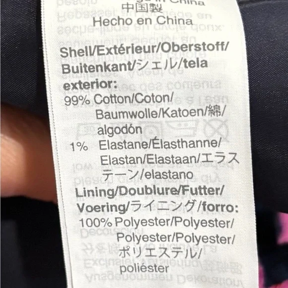 j crew portfolio petunia print in elenore floral navy Shift Dress Sz 10 Rn77388 - Picture 9 of 10